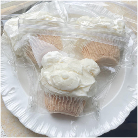 White Bear Head Muffin Cake