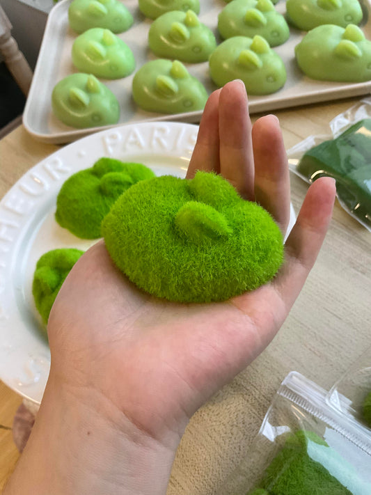 Fluffy Green Rabbit