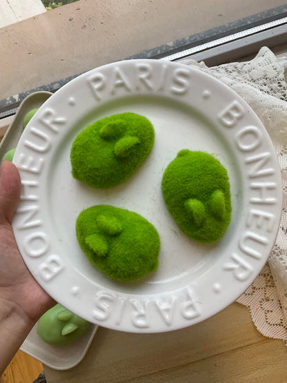 Fluffy Green Rabbit