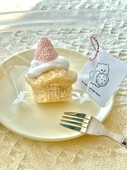 Strawberry Cream Cupcake